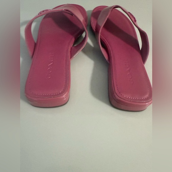 COACH FLAT SANDALS 9.5 - Picture 9 of 11